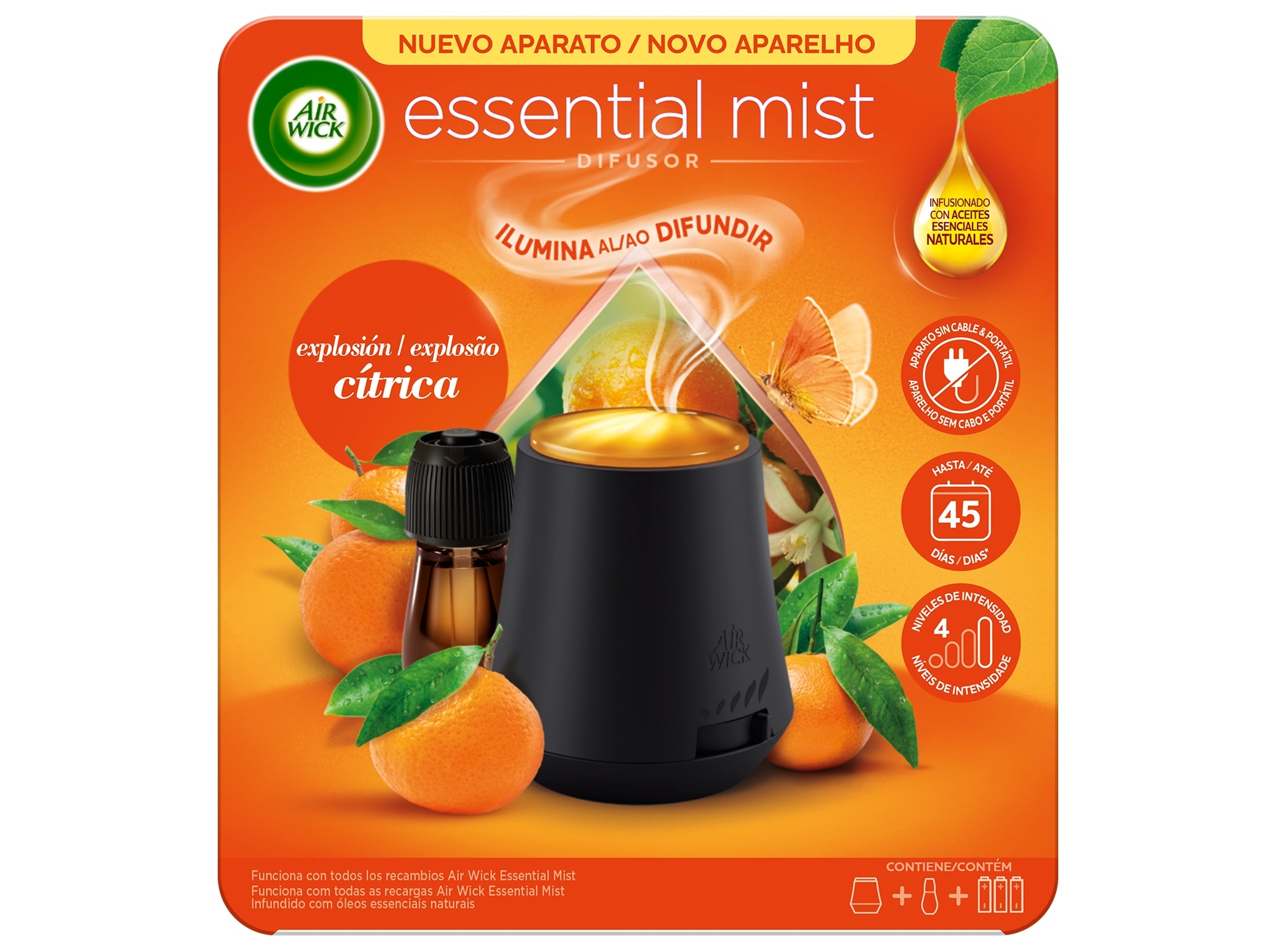 AMBIENTADOR AIR WICK ESSENTIAL MIST CITRUS 20ML