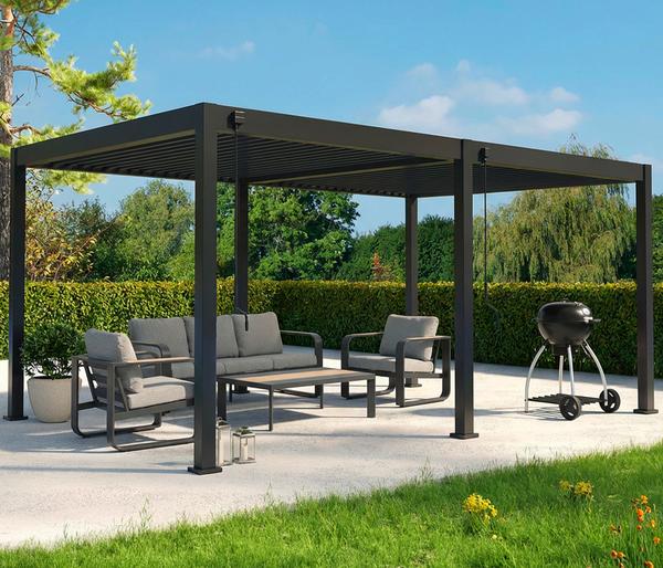 Weide Deluxe Pergola Voll-Alu, ca.