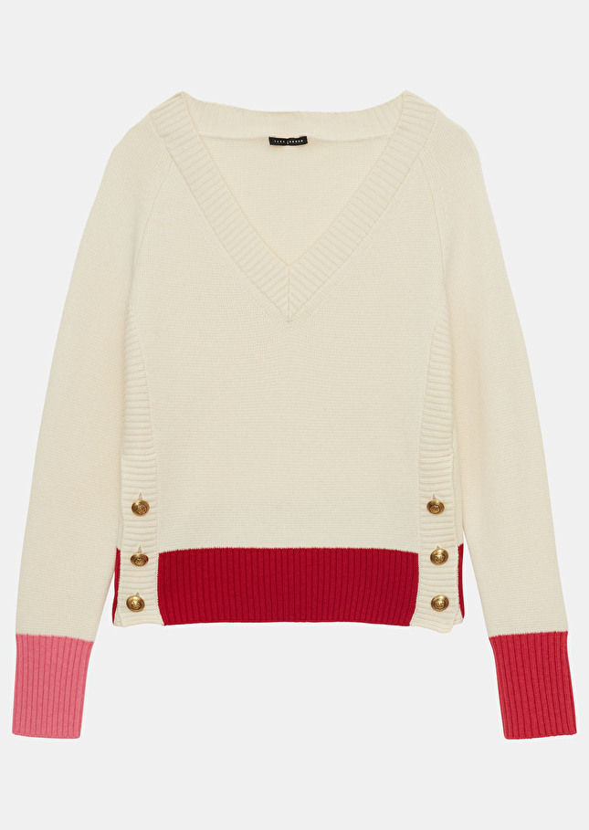 Pull Promesseécru en laine
