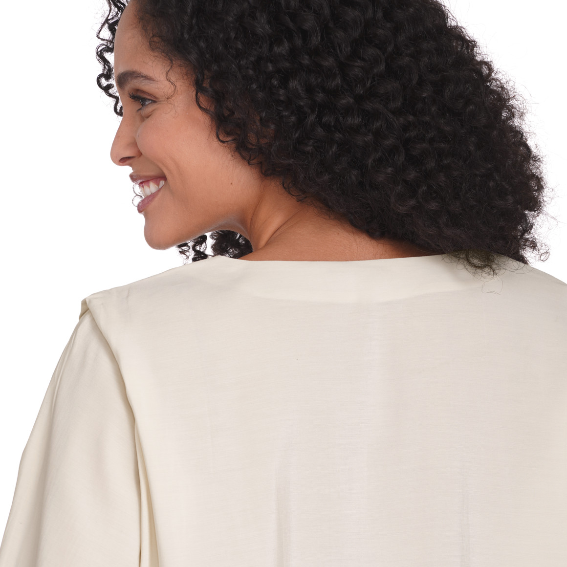 Gina Benotti Damen Bluse mit Cut-Out beige