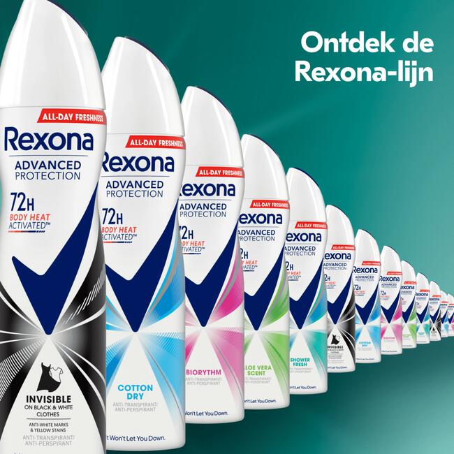 Rexona Women Advanced Protection Invisible Deodorant Spray 150 ML