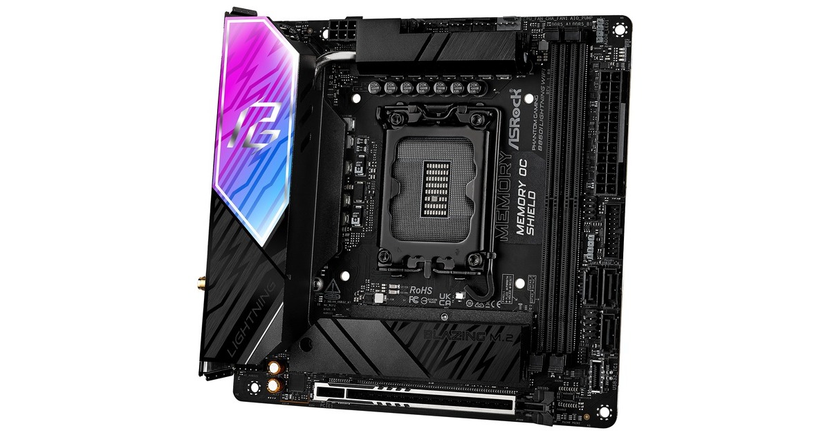 ASRockB860I Lightning WiFi socket 1851 moederbord  (RAID, Gb-LAN, WLAN, BT, Sound, mini-ITX)