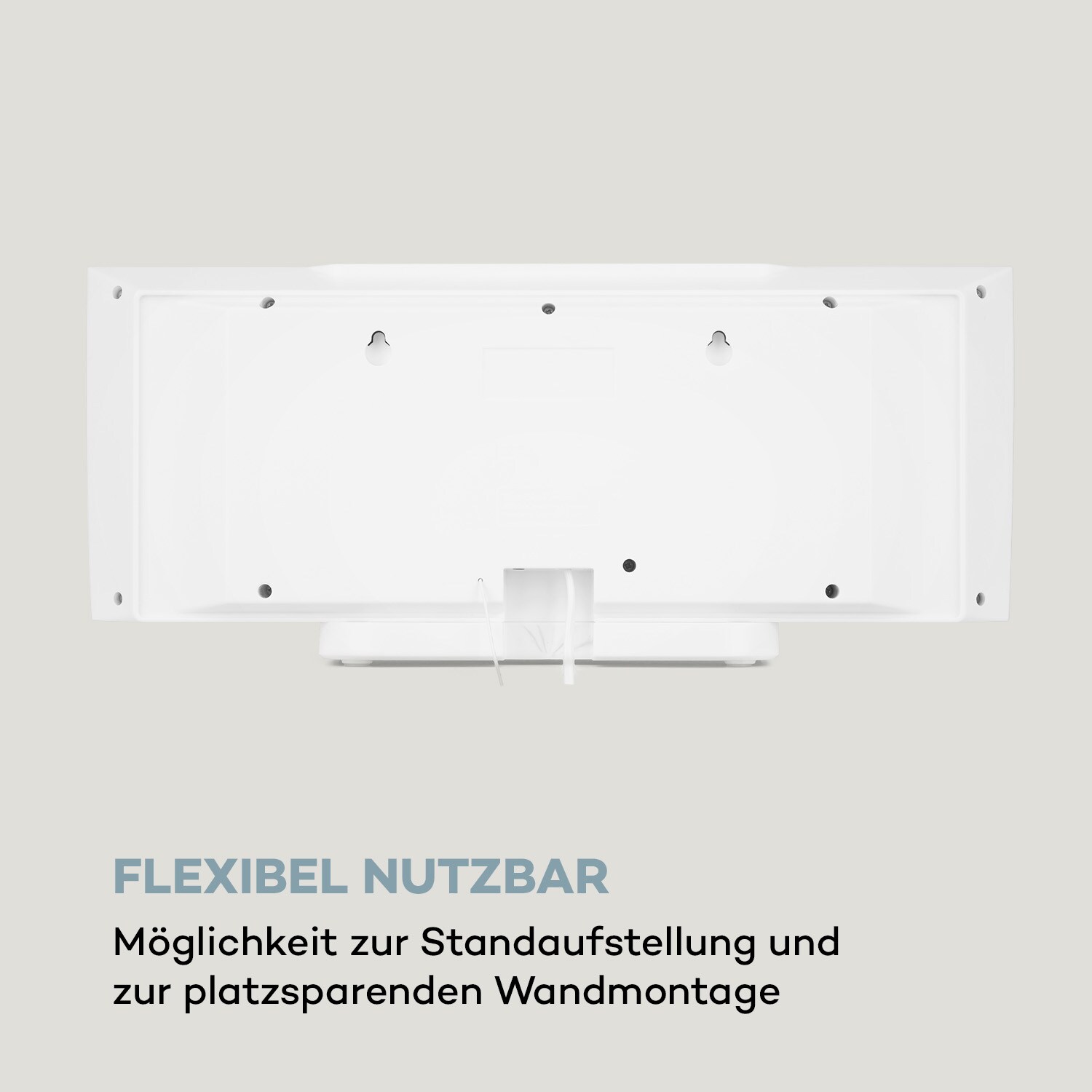 V-20 DAB Vertikal-Stereoanlage BT NFC CD MP3 USB DAB+ & UKW-Tuner Weiß