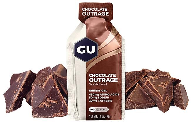 GU - GEL ENERGY CHOCOLATE OUTRAGE + CAFEINE