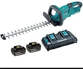 Makita DUH551PT2 Batteridrevet hækkeklipper 55 cm 2x 18 V Lithium-Ion (Li-Ion) Sort, Grøn