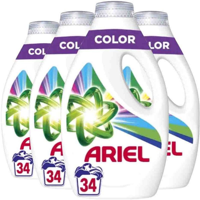 Ariel - Vloeibaar Wasmiddel Color - 1,53 Liter - 4 Stuks - 136 Wasbeurten