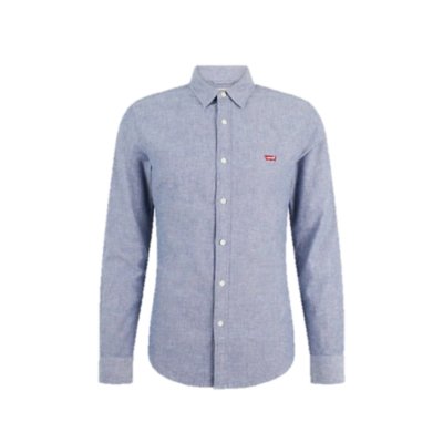 Chemise à manches longues homme Battery Slim Navy LEVIS