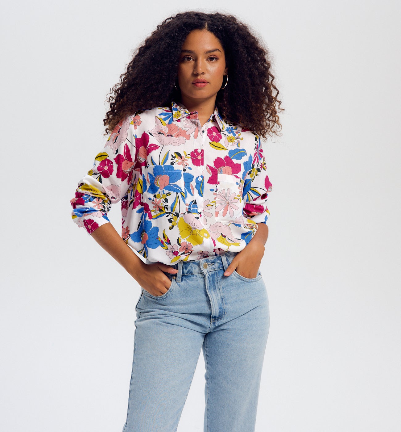 Chemise imprimée Femme - Imprimé multicolore