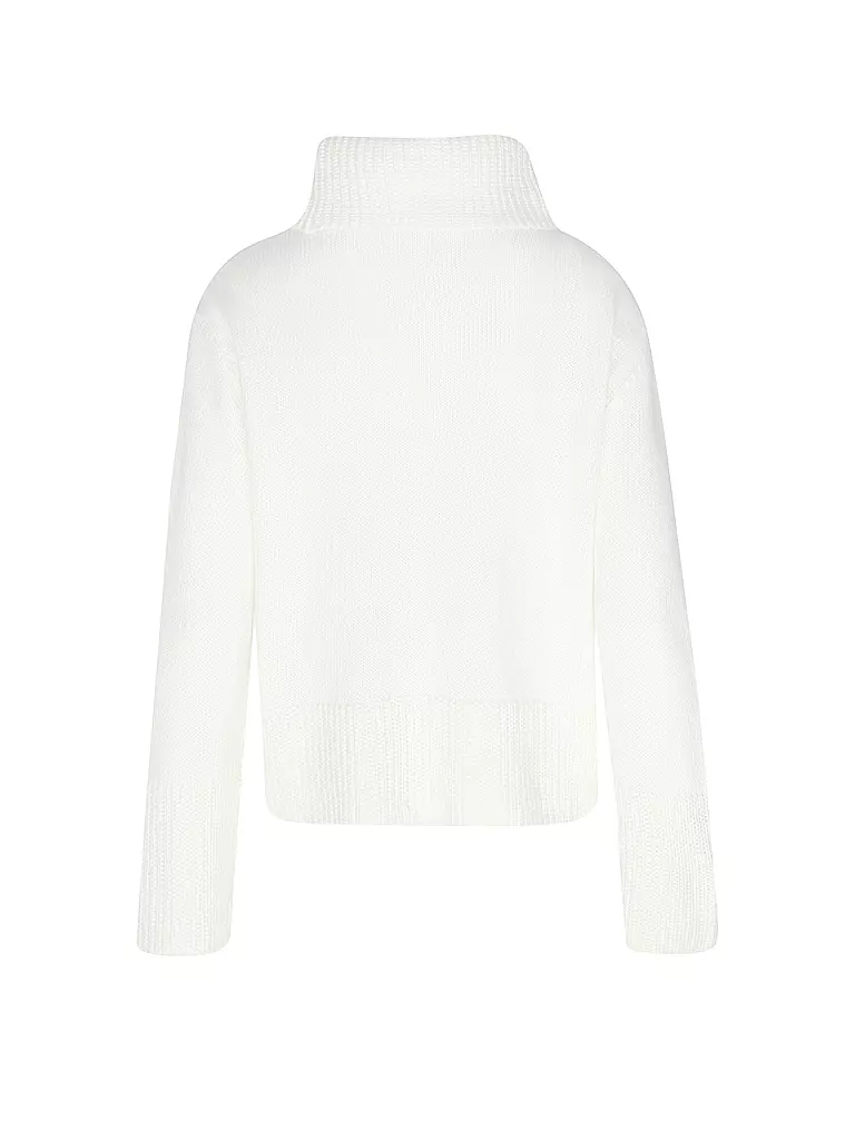 COMMA Rollkragenpullover weiss
