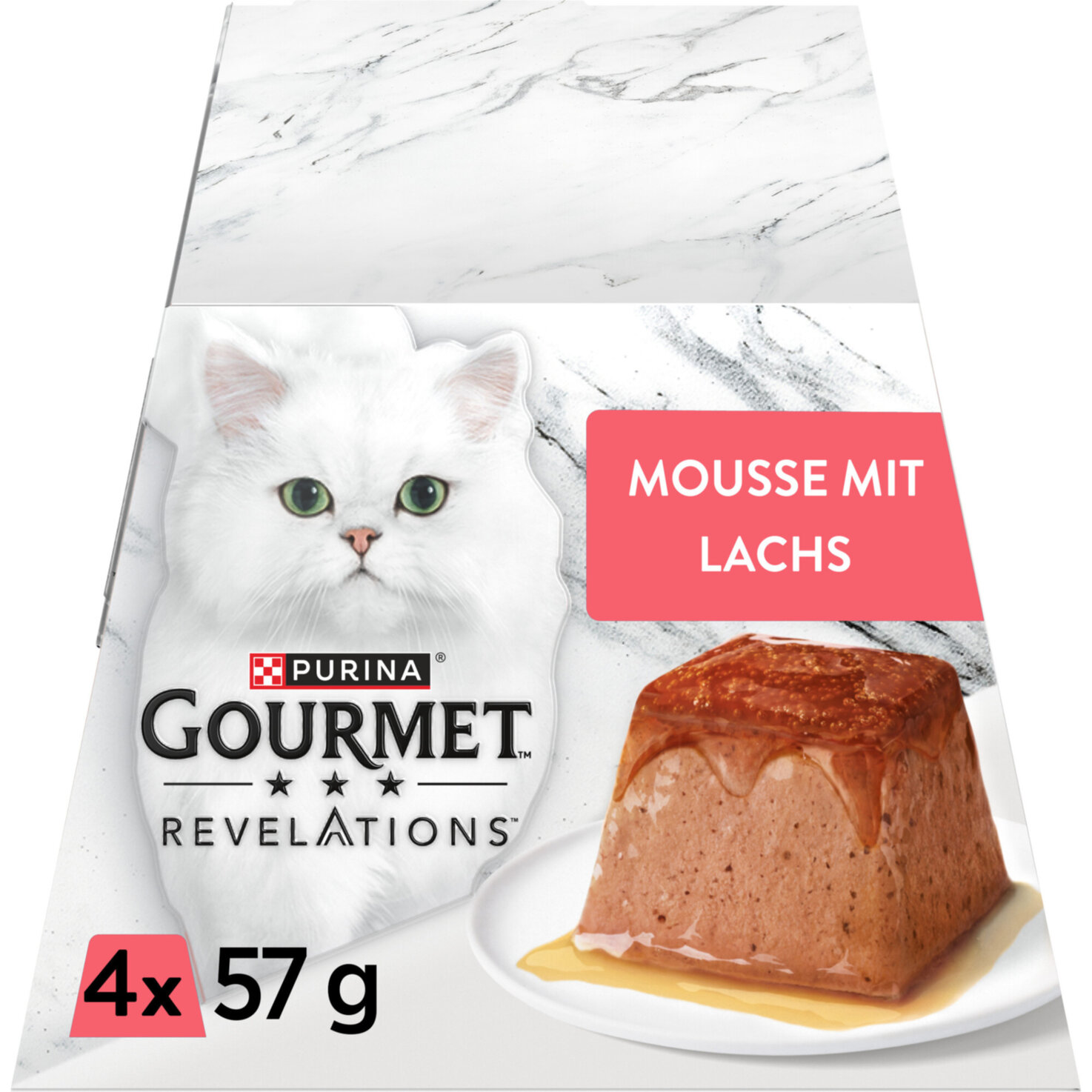 Gourmet Revelations Katzenfutter Mousse Lachs 4x57g