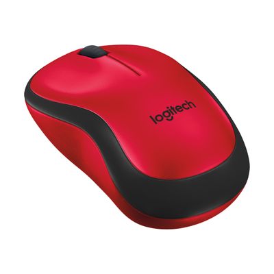 Logitech M220 - souris sans fil silencieuse - rouge