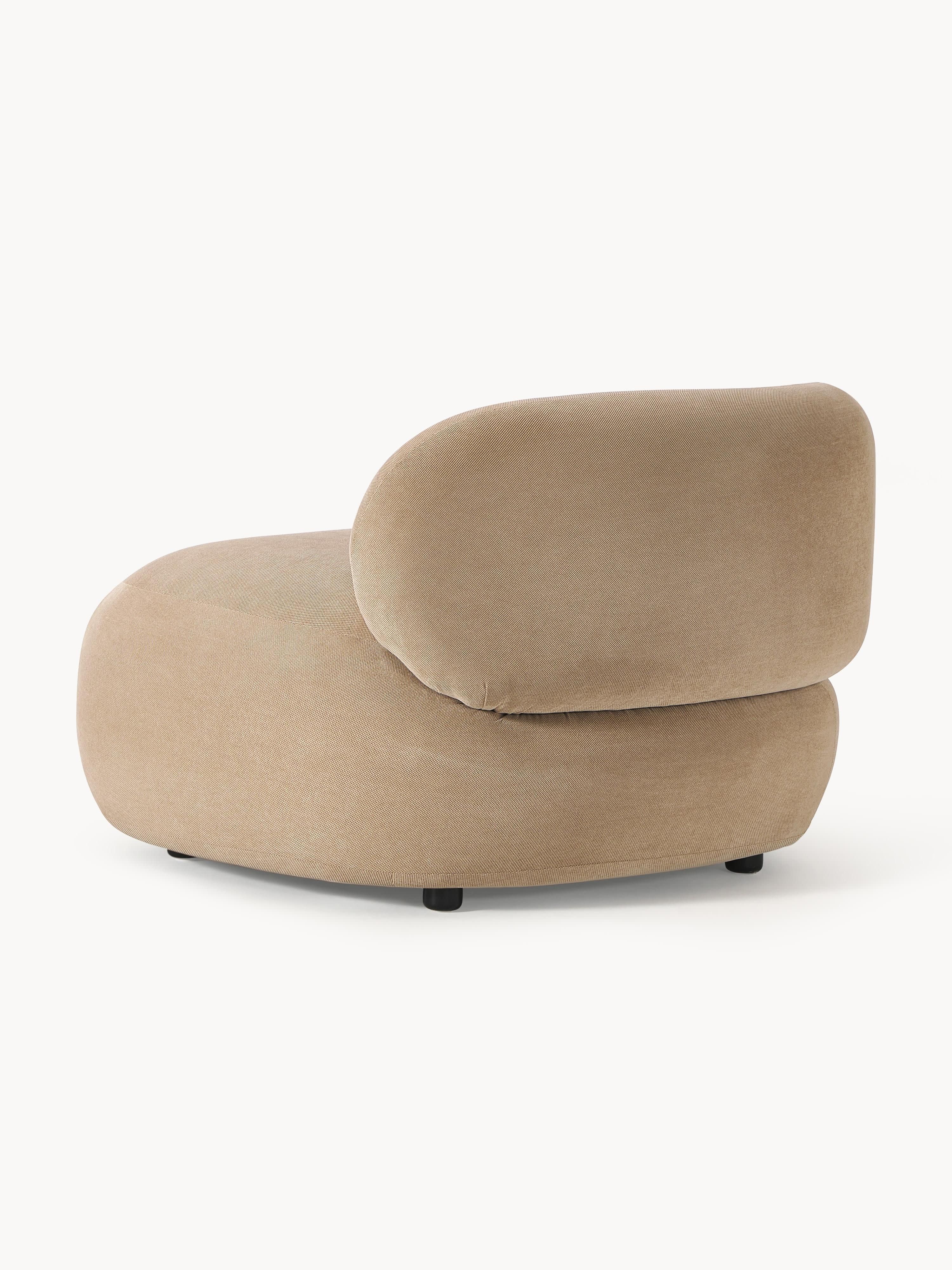 Niervormige loungefauteuil Alba