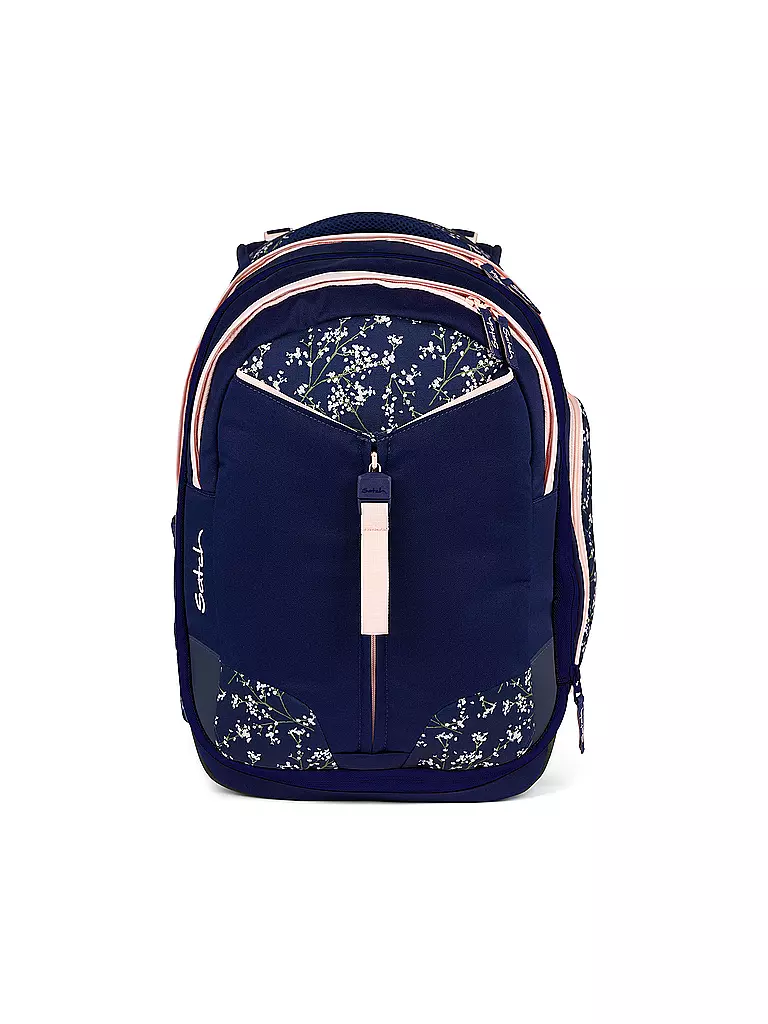 SATCH Schulrucksack Match Bloomy Breeze dunkelblau
