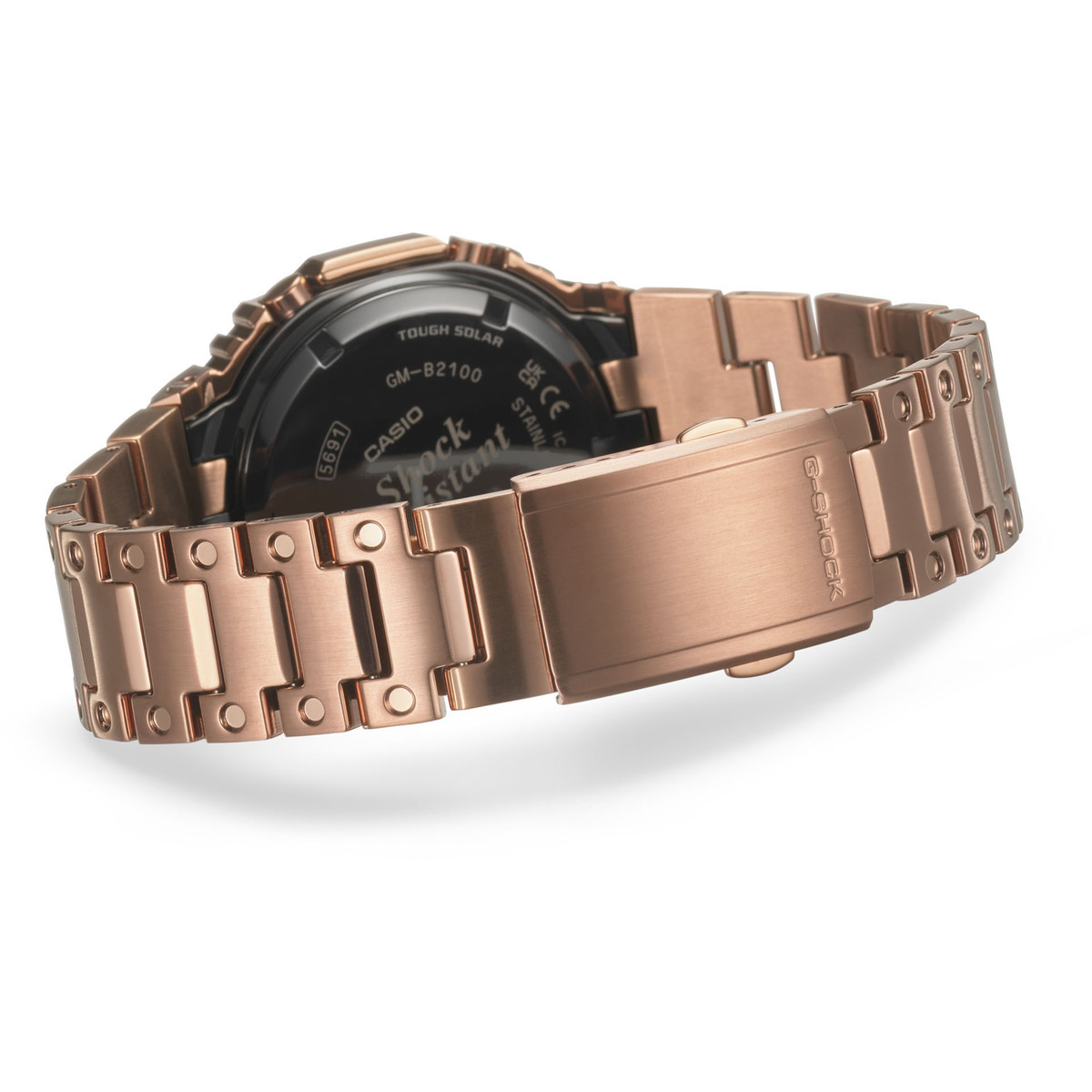 Montre CASIO G-SHOCK homme bracelet acier inoxydable bronze