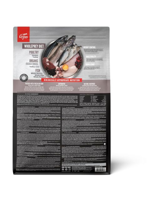 Orijen Whole Prey Fit & Trim Cat Kip&Kalkoen - Kattenvoer
