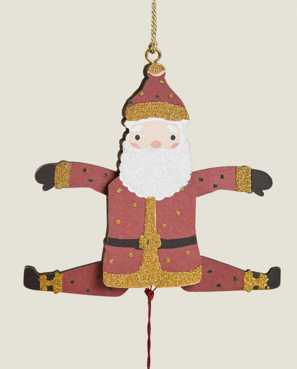 Enfeite de Natal Articulado do Papai Noel