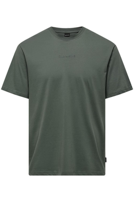 Only & Sons groene heren t-shirt