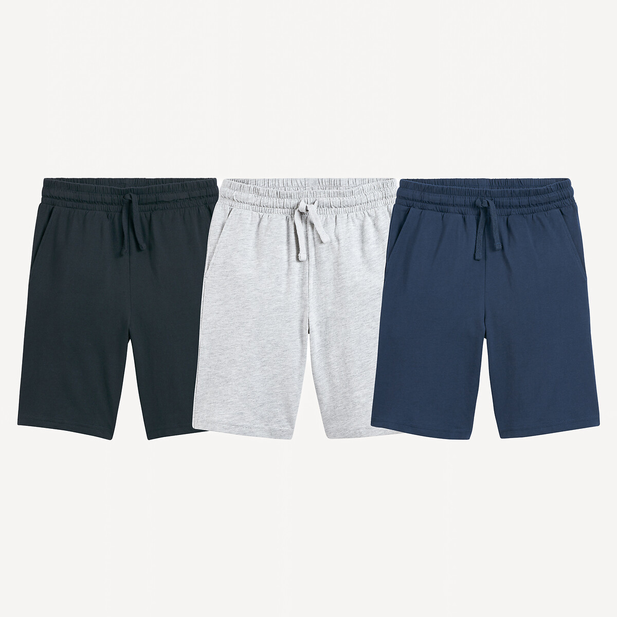 LA REDOUTE COLLECTIONS<br>Conjunto van 3 calções em jersey