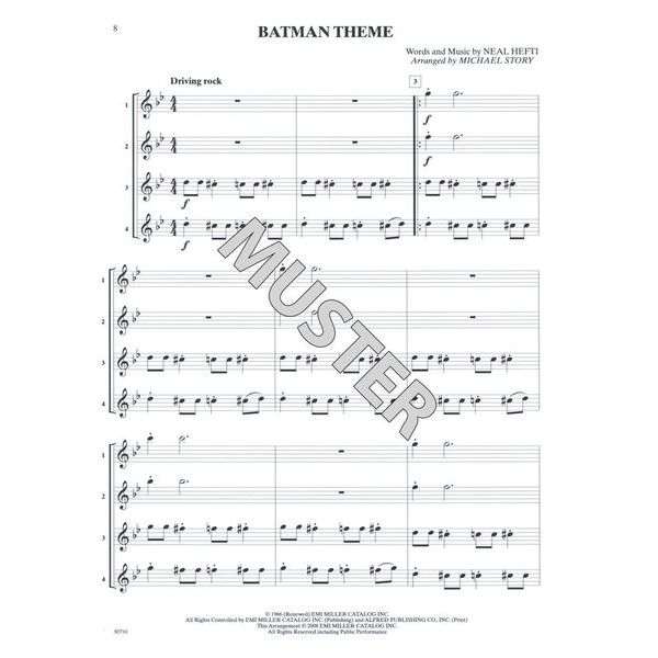 Alfred Music Publishing Pop Quartets For All Flute