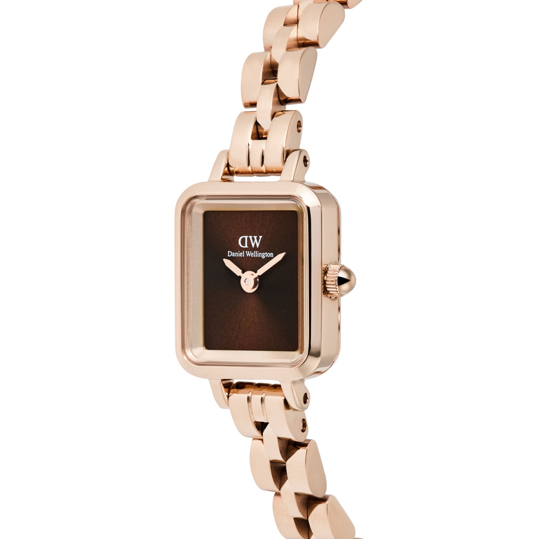 Daniel Wellington Quadro Mini Arch 3-link Amber Sunray Rose Gold