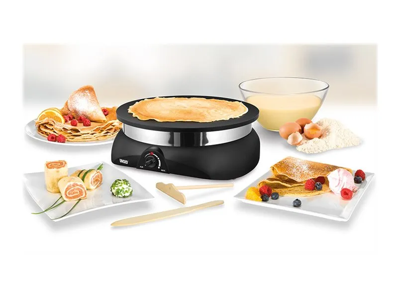 UNOLD Crêpesmaker Profi - Pandekagepande - 1,3 kW - sort