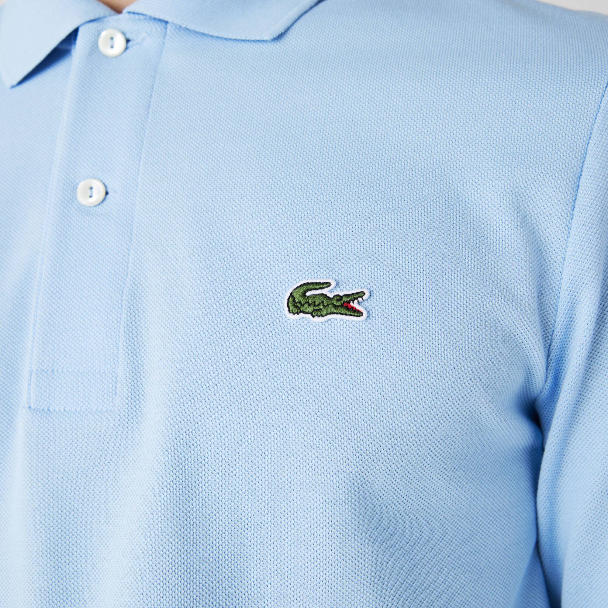 Polo Original L.12.12 coton manches longues Manches Longues - Bleu - Lacoste - Homme