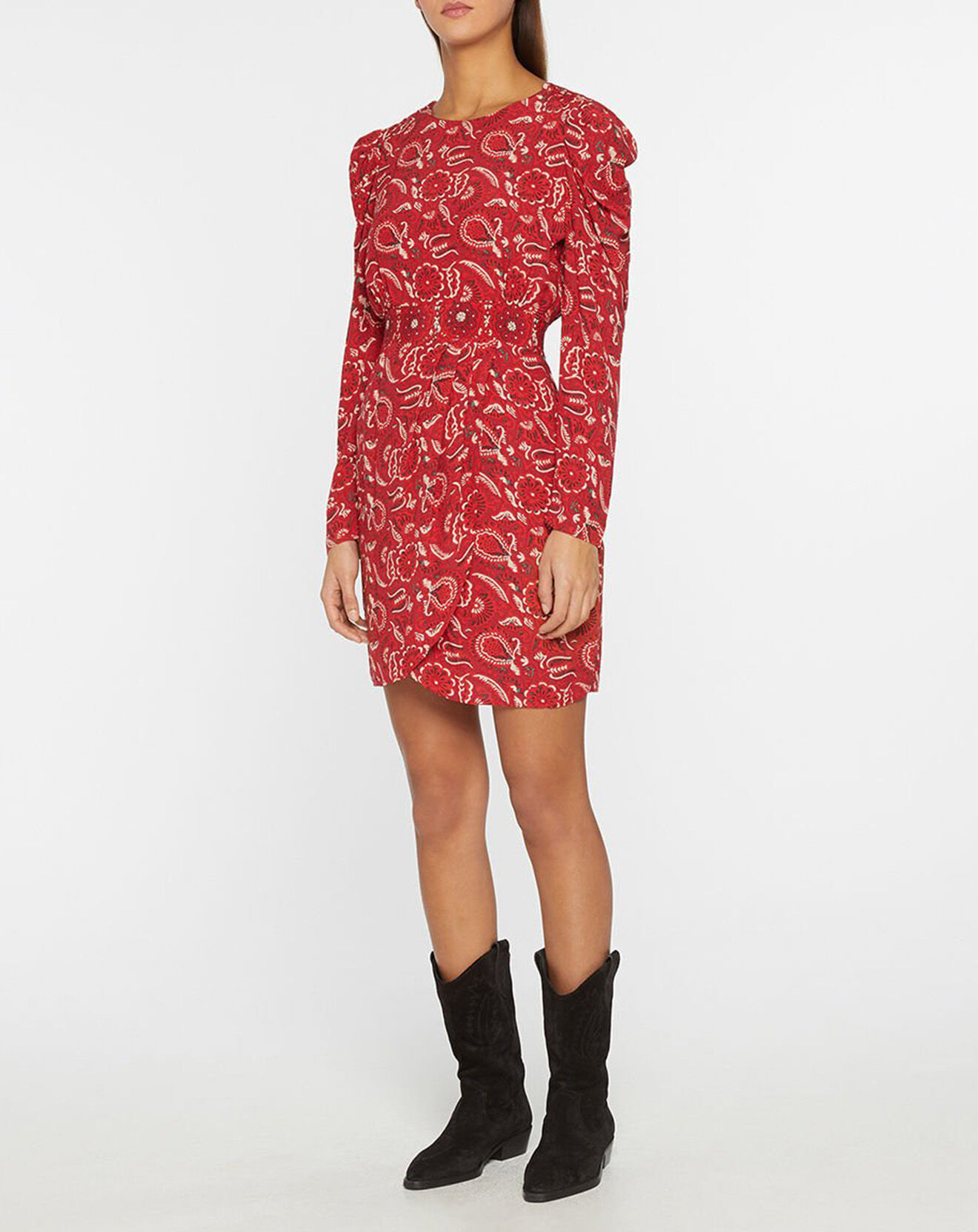 Suncoo Robe Cennet imprimée rouge