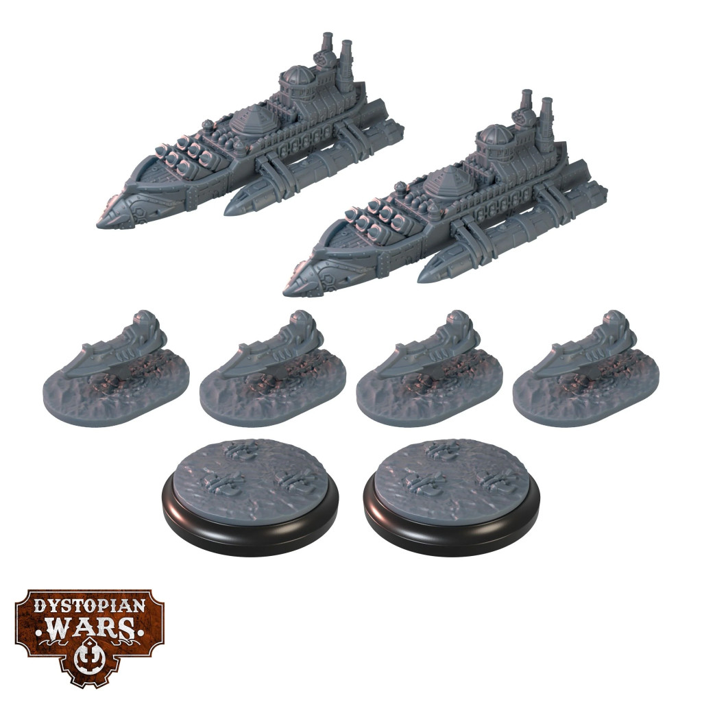 Dystopian Wars: Sultanate Support Squadrons