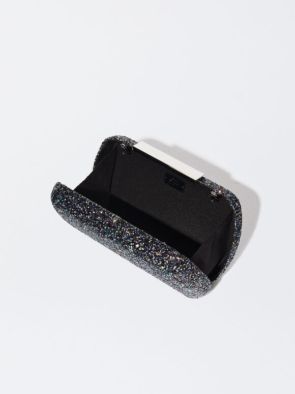 Clutch Glitter Party - Preta