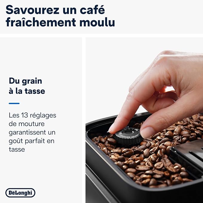 De'Longhi Magnifica Evo ECAM292.52.GB, machine à café automatique en grains, noir
