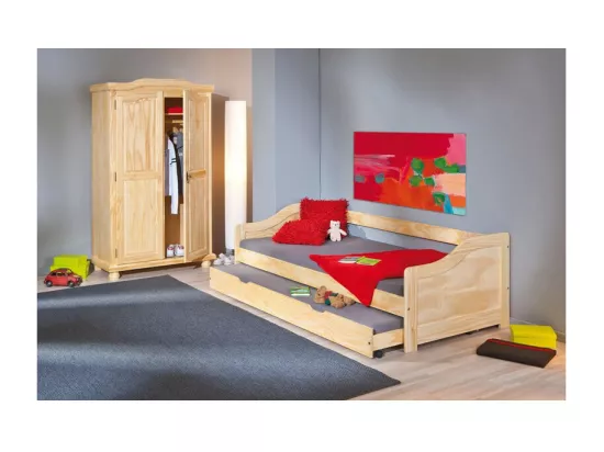 Armoire 2 Portes Pin 