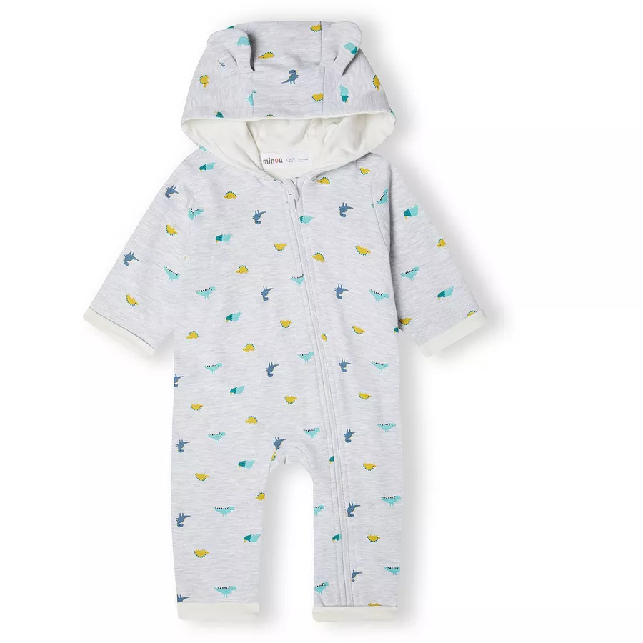 MINOTI Schneeoverall Grau Meliert