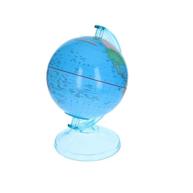 Tirelire globe terrestre Mercredi et Patati