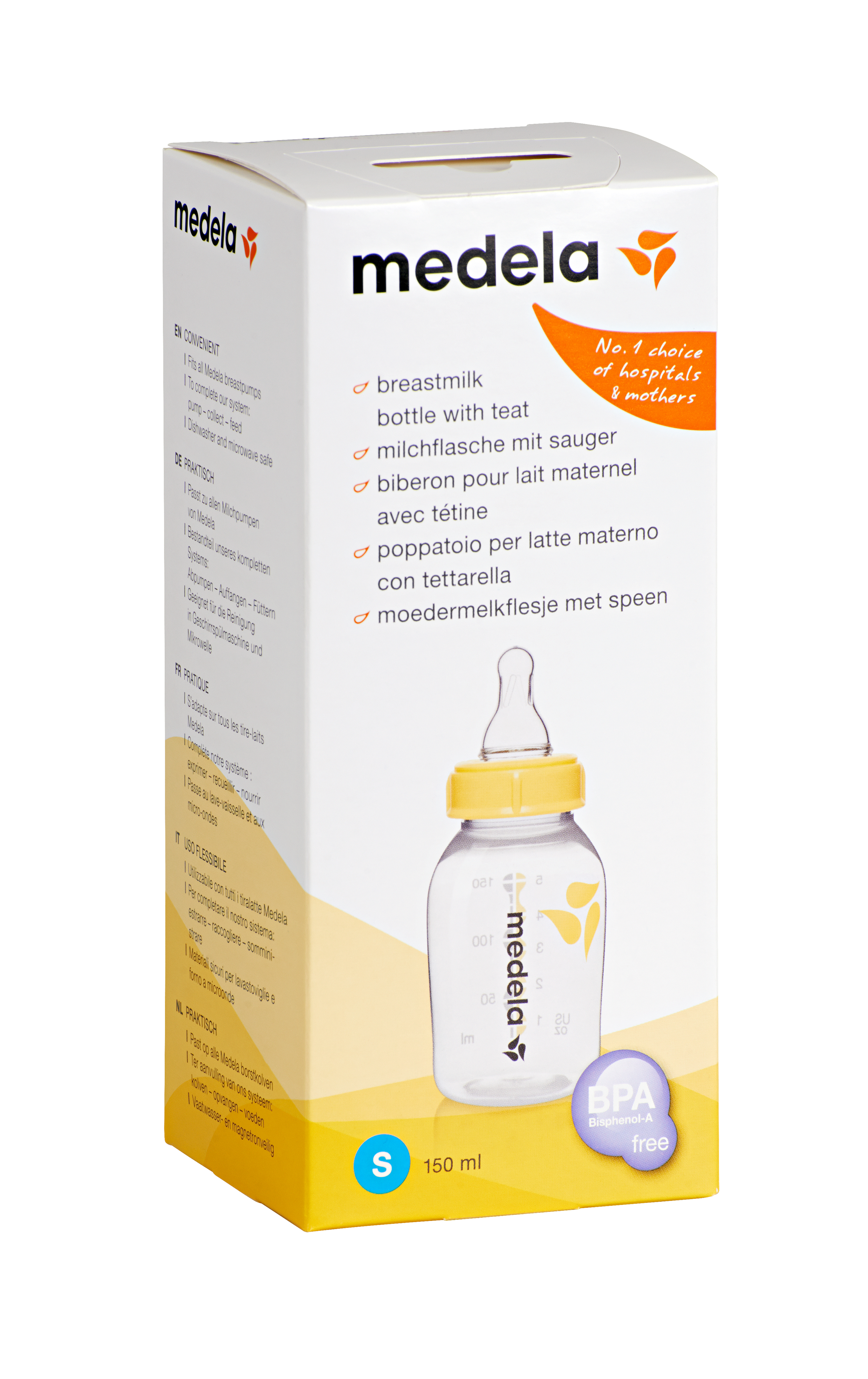 MEDELA Milchflasche 150ml m Sauger S (0-3 Monate) 1 Stk