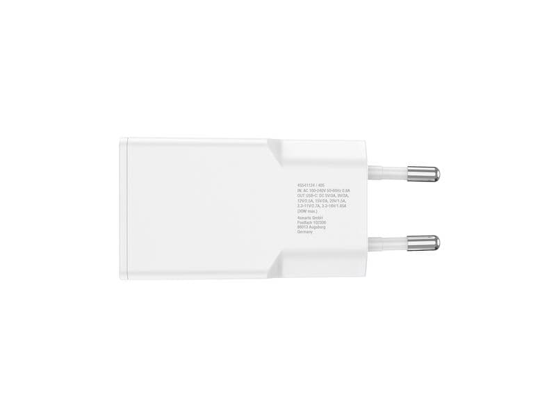 4smarts USB-Wandladegerät PDPlug Slim 30 W Kompakter USB-C-Ladeadapter mit GaN-Technologie
