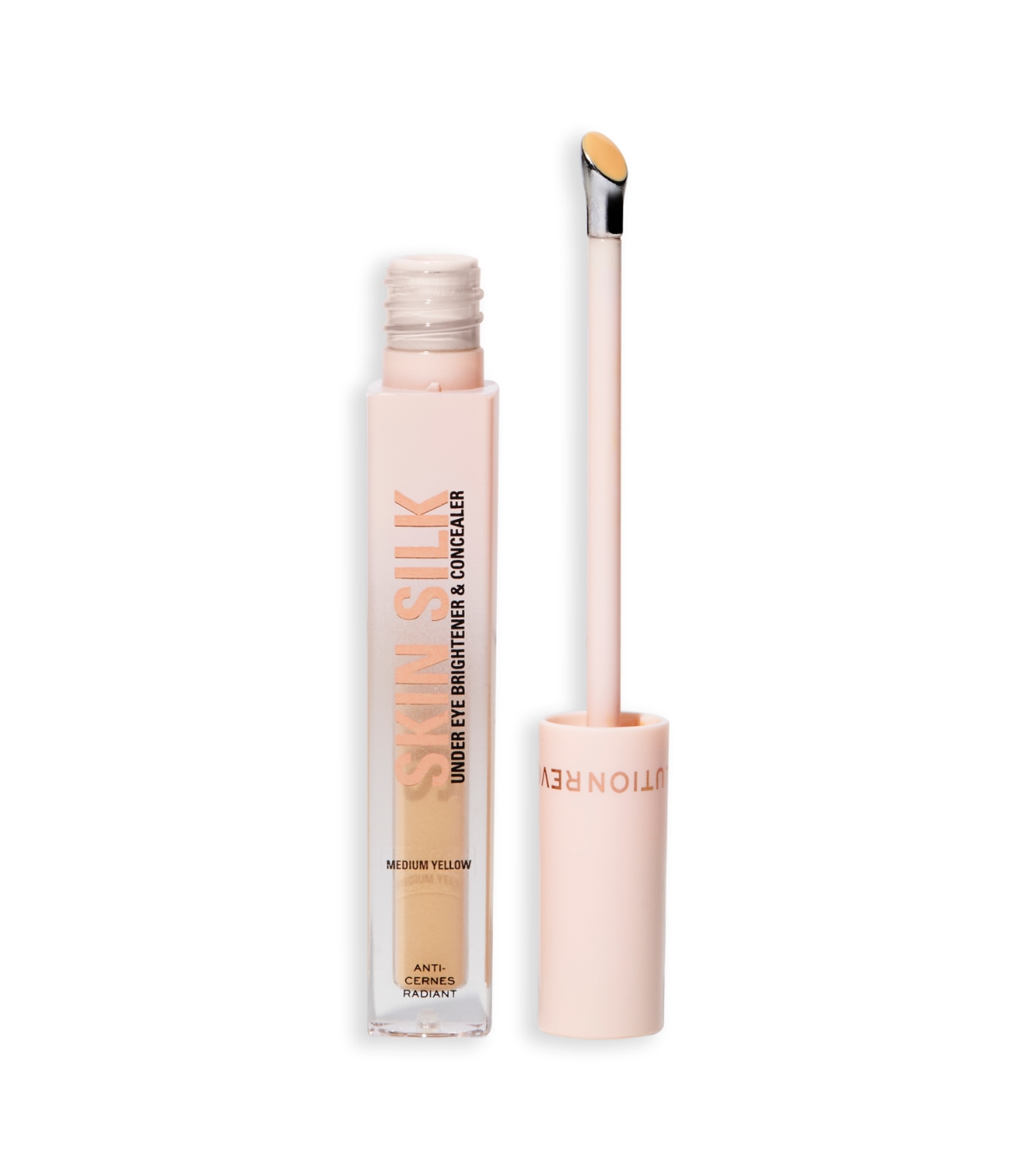Revolution - Corretivo iluminador de olheiras Skin Silk - Medium Yellow