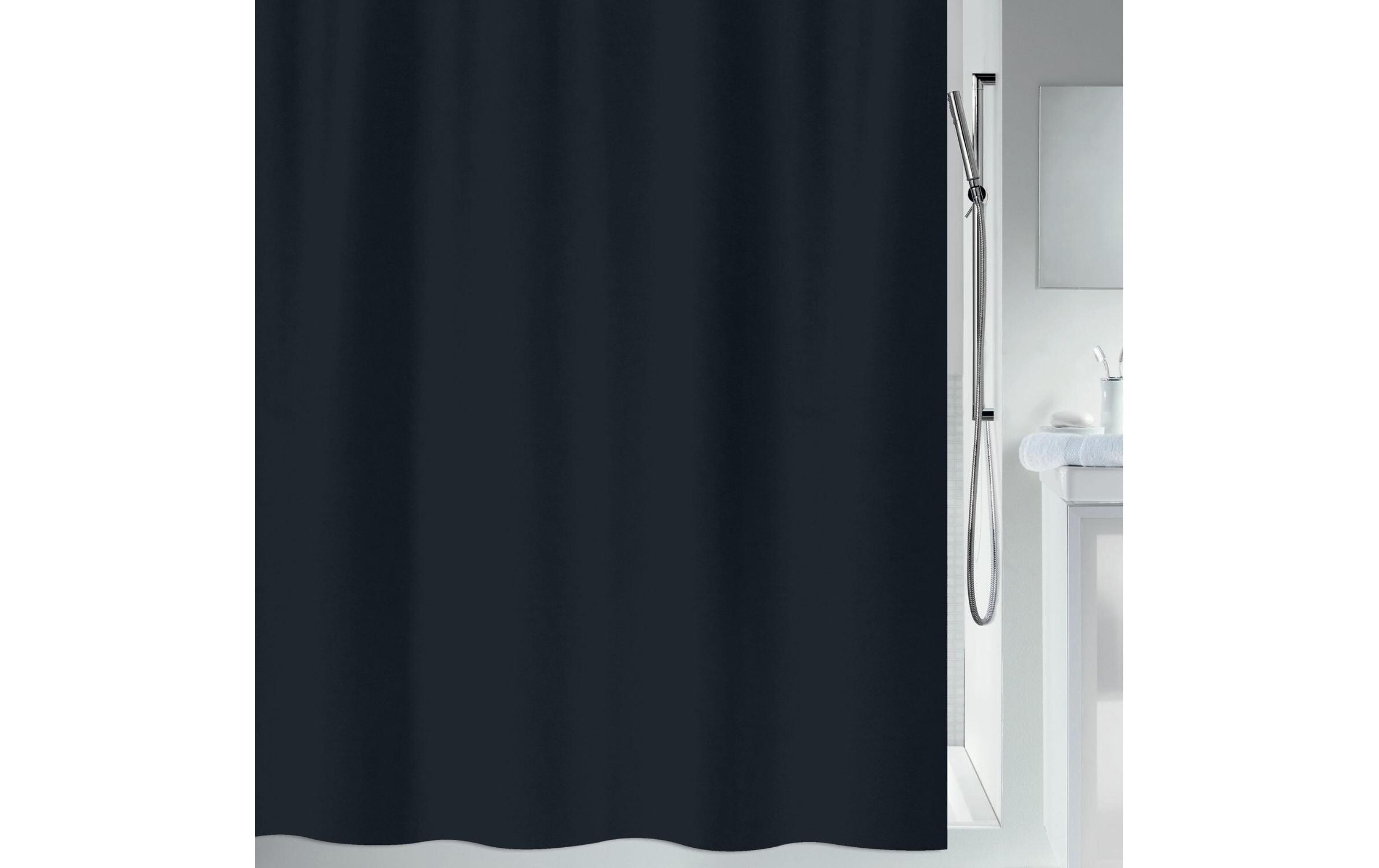 Duschvorhang Primo 180 x 180 cm, SchwarzAnti-Schimmel Badevorhang