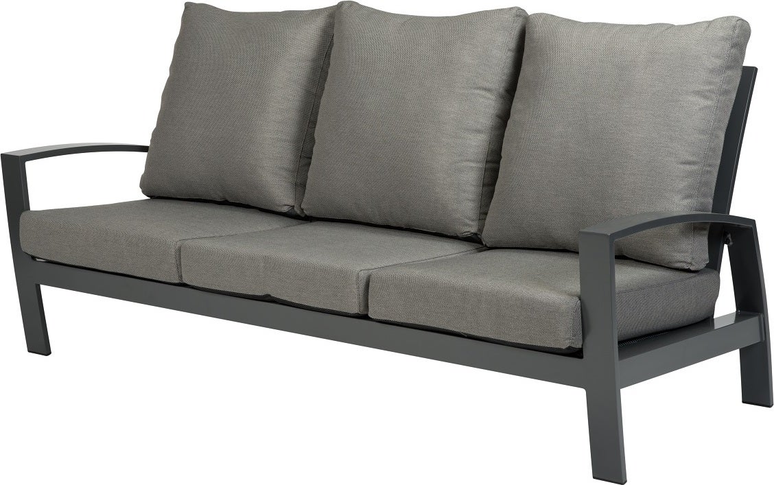 Tierra Outdoor 3-zits loungebank Valencia antraciet
