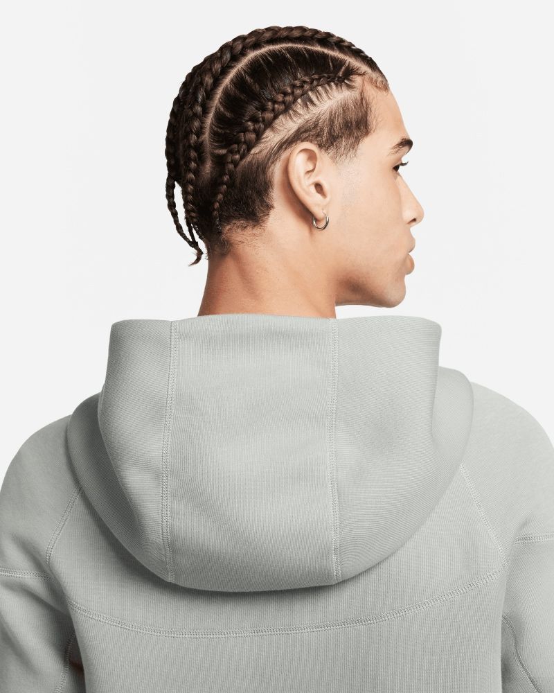 Sweat zippé à capuche Nike Sportswear Tech Fleece Gris Clair pour homme