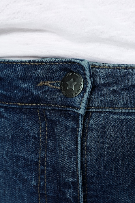 7/8-Jeans, Slim Fit, Patches, 5-Pocket