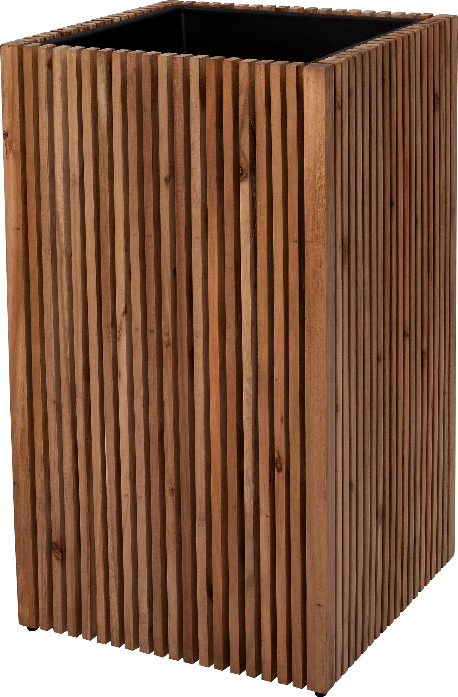 Intratuin bloempot op poten Latten naturel 51 x 51 x 90 cm