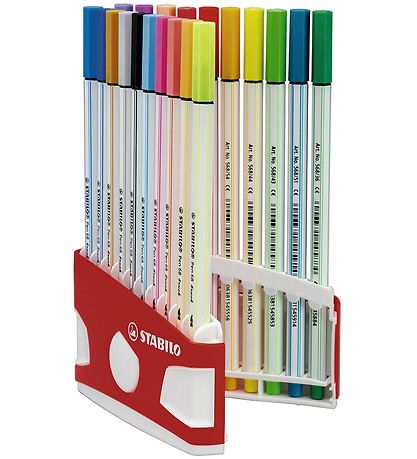 Stabilo Filzstifte - Pen 68 Brush - 20 st. - Mehrfarbig