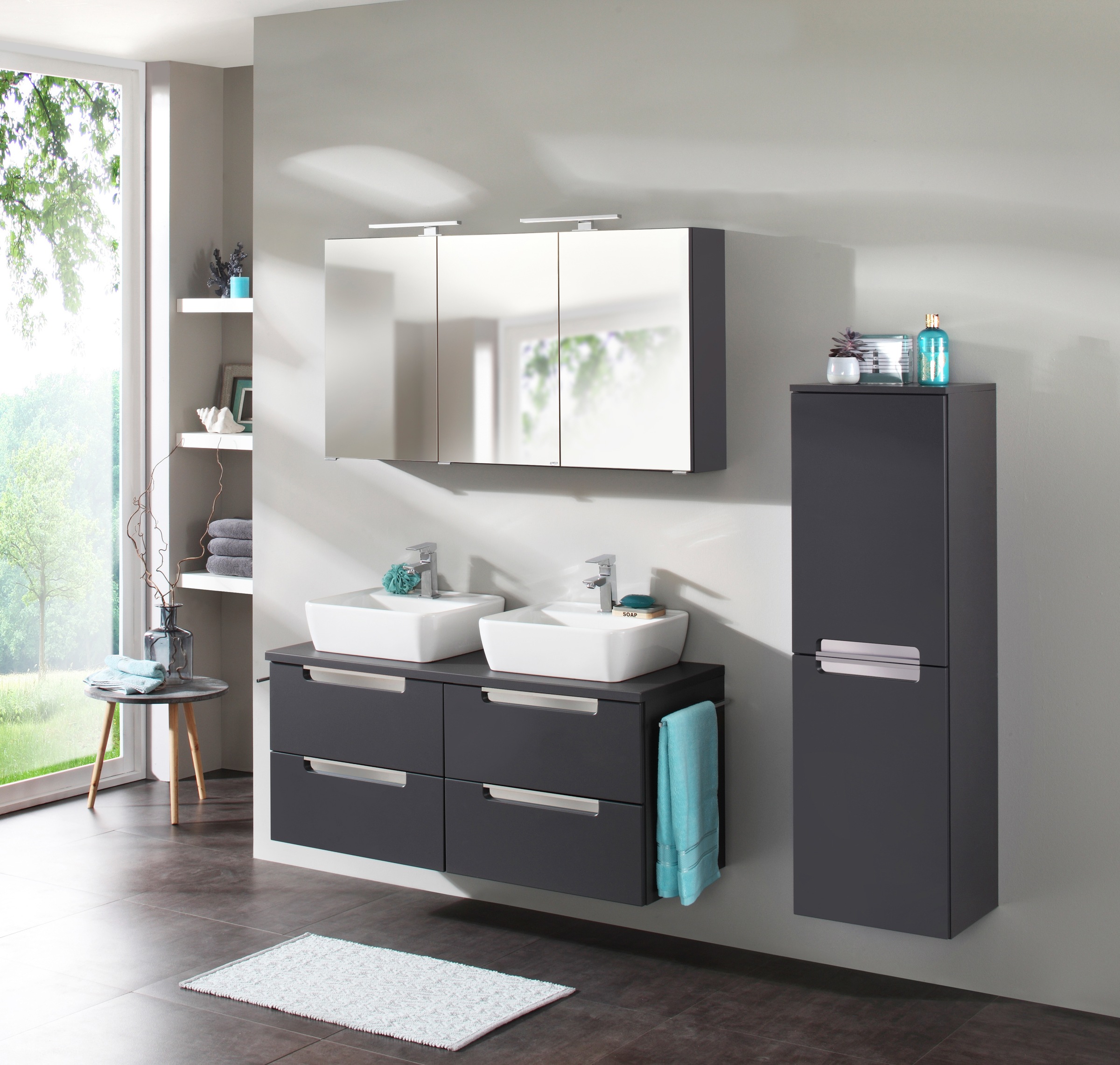 welltime Midischrank »Malibu« Breite 40 cm, mit viel Stauraum