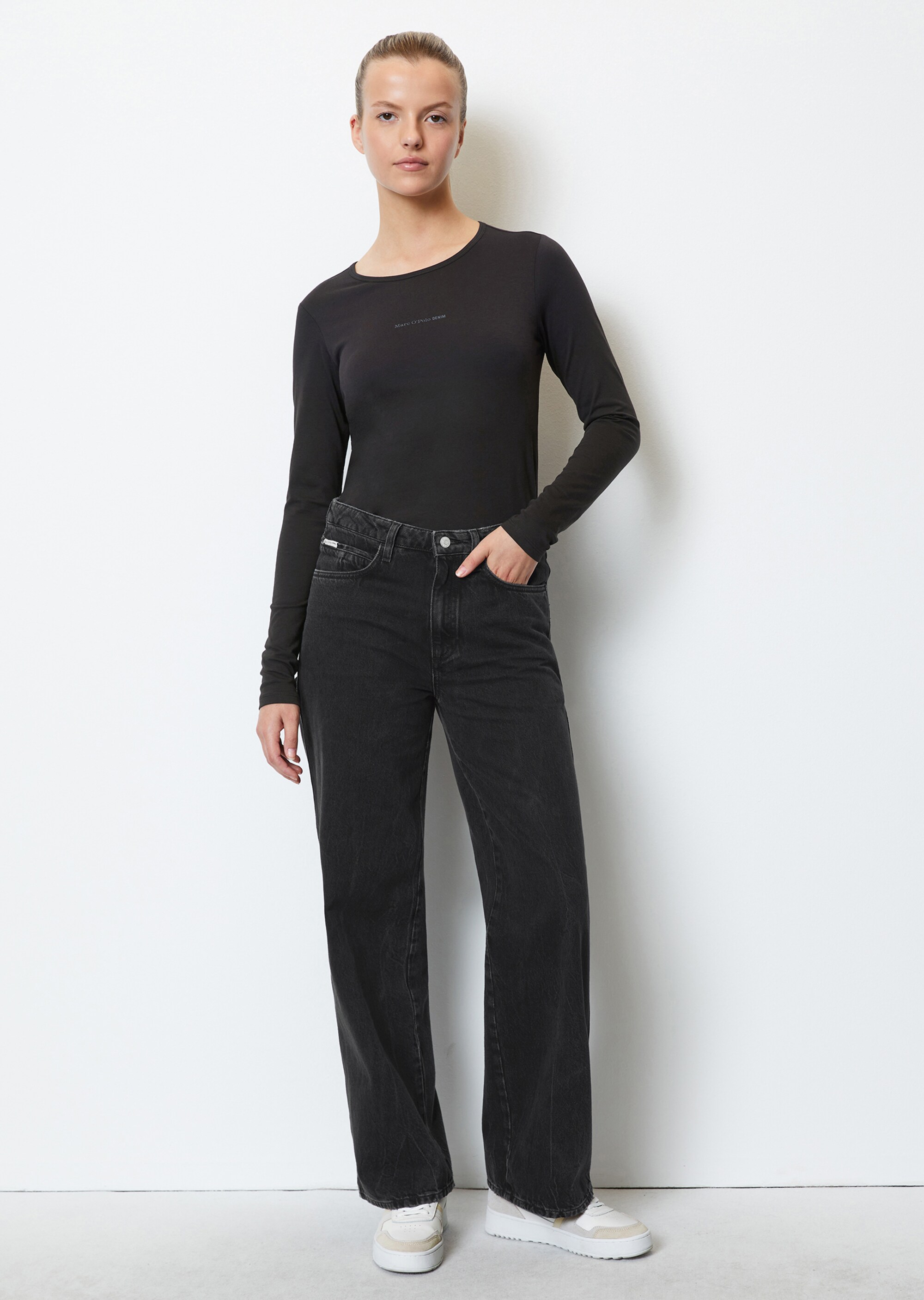 DfC Longsleeve slim aus Basic-Single-Jersey