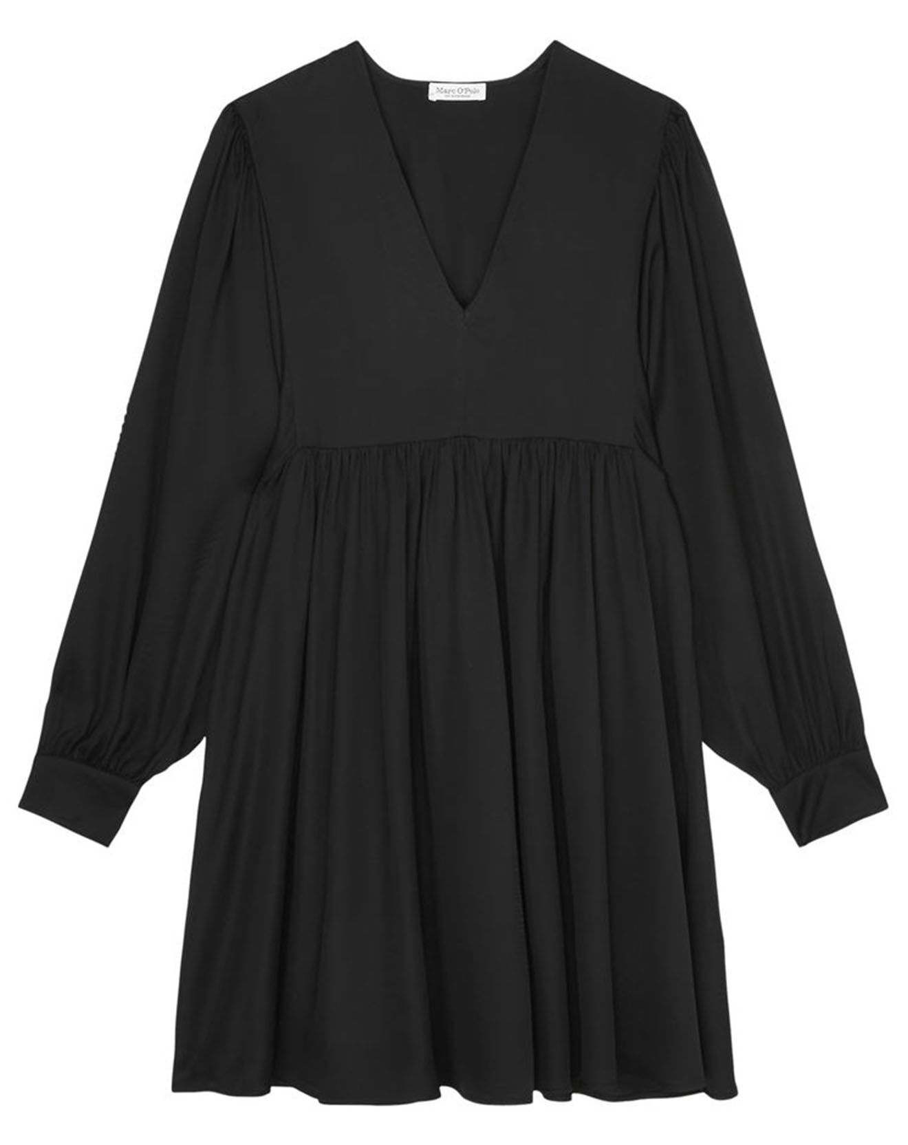 Marc O'Polo Robe midi col V noir