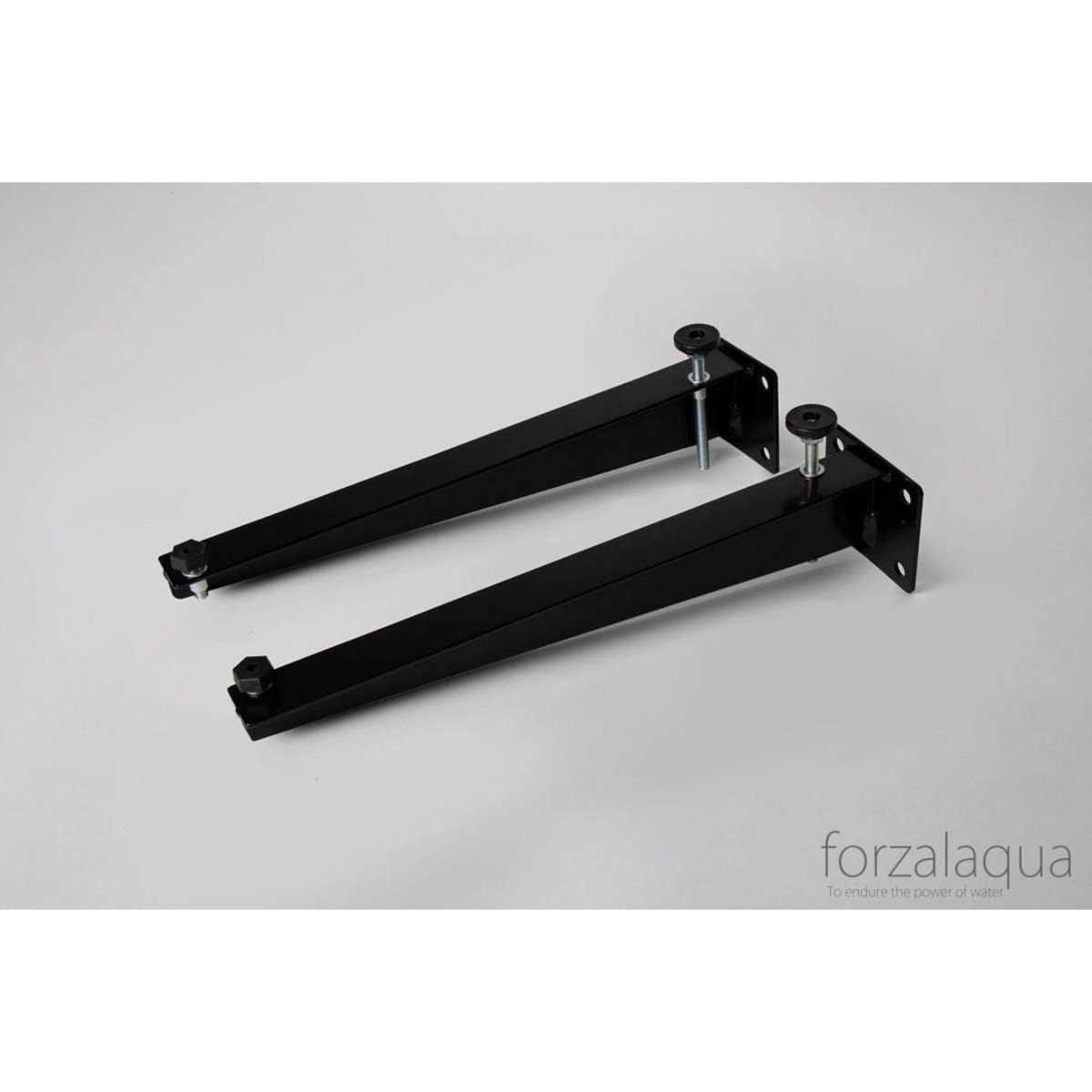 Forzalaqua Reno zwarte meubelset 140cm met marmeren wastafel, spiegel, zwarte afvoer en onderhoudsets