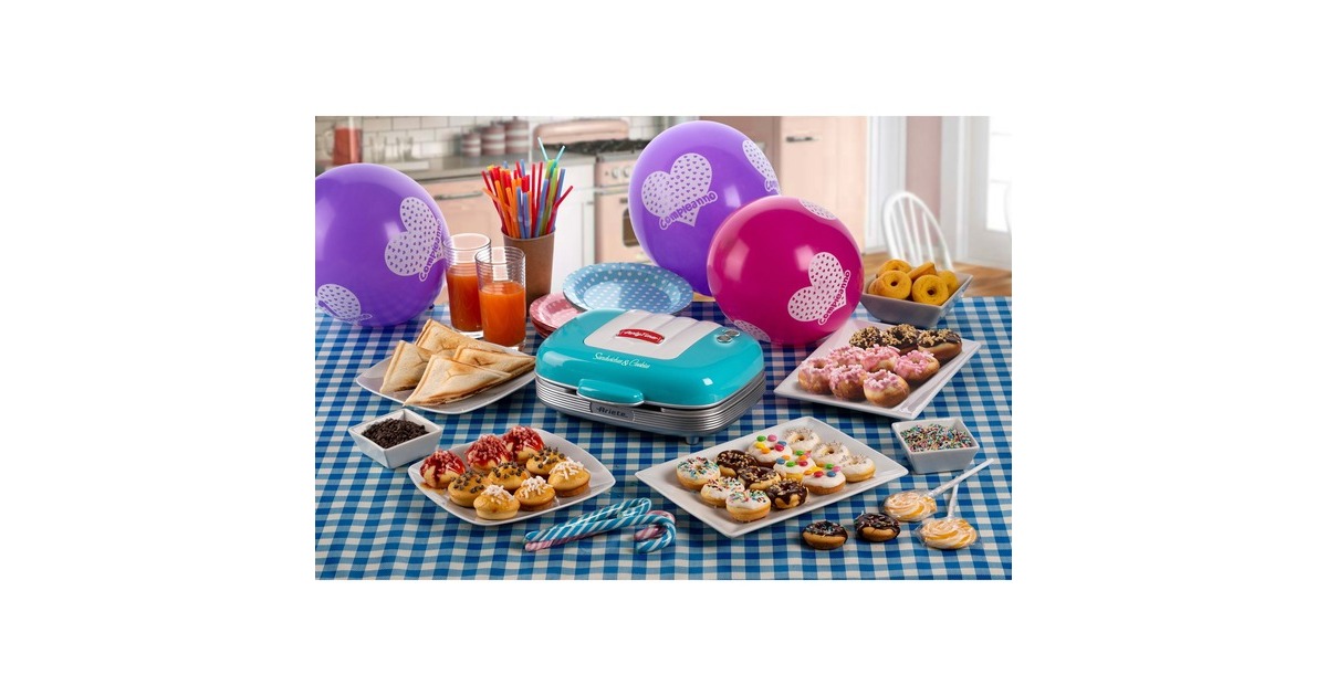ArieteParty time Tosti / cupcake maker 1972/01 sandwichmaker  (Lichtblauw)