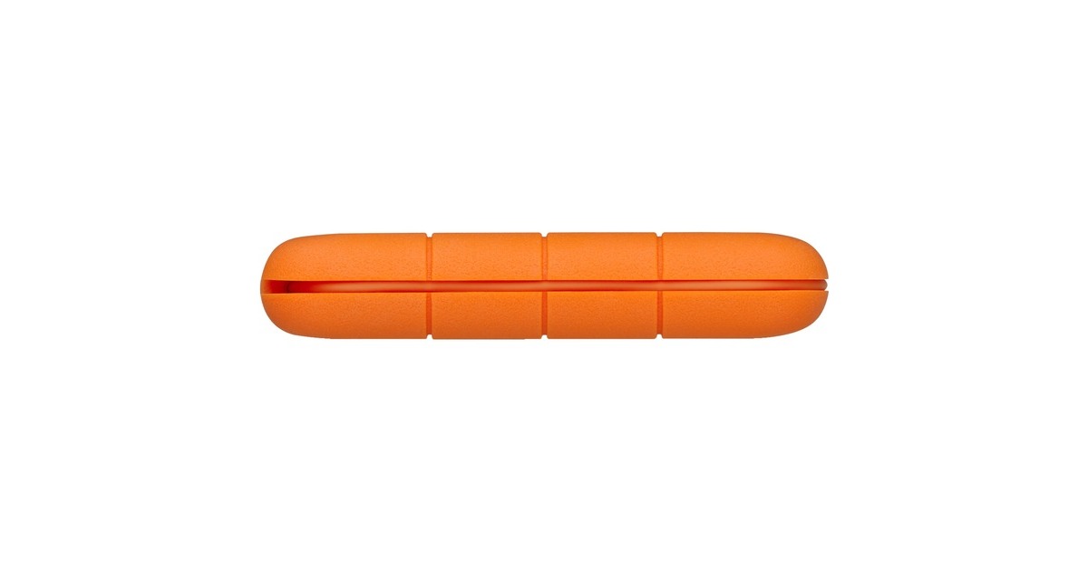 LaCieRugged SECURE 2 TB externe harde schijf  (Wit/oranje, STFR2000403, USB-C)