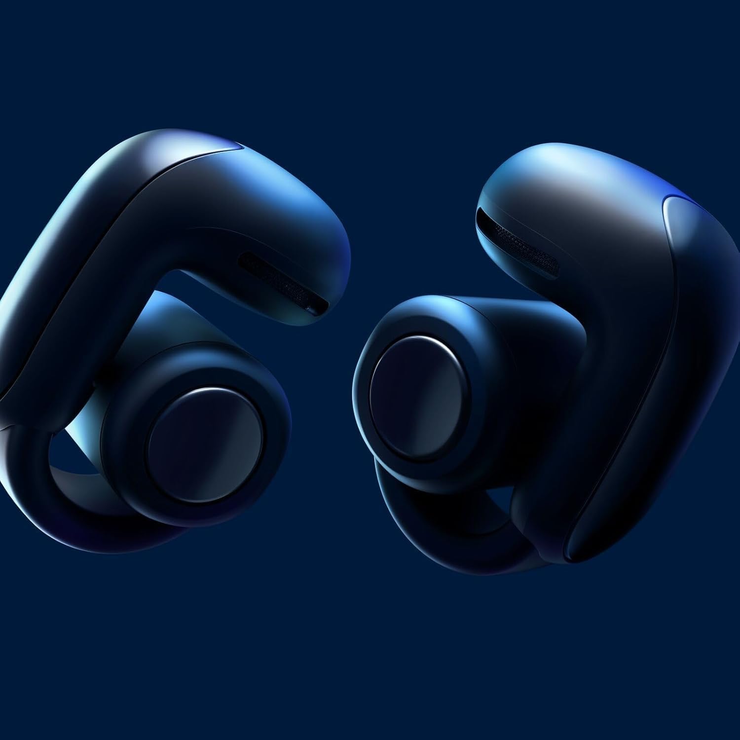 Bose Ultra Open Earbuds, Écouteurs oreilles libres avec technologie OpenAudio, Écouteurs stéréo ouverts sans fil, Écouteurs immersifs à clipser, Jusqu’à 48 heures d’autonomie