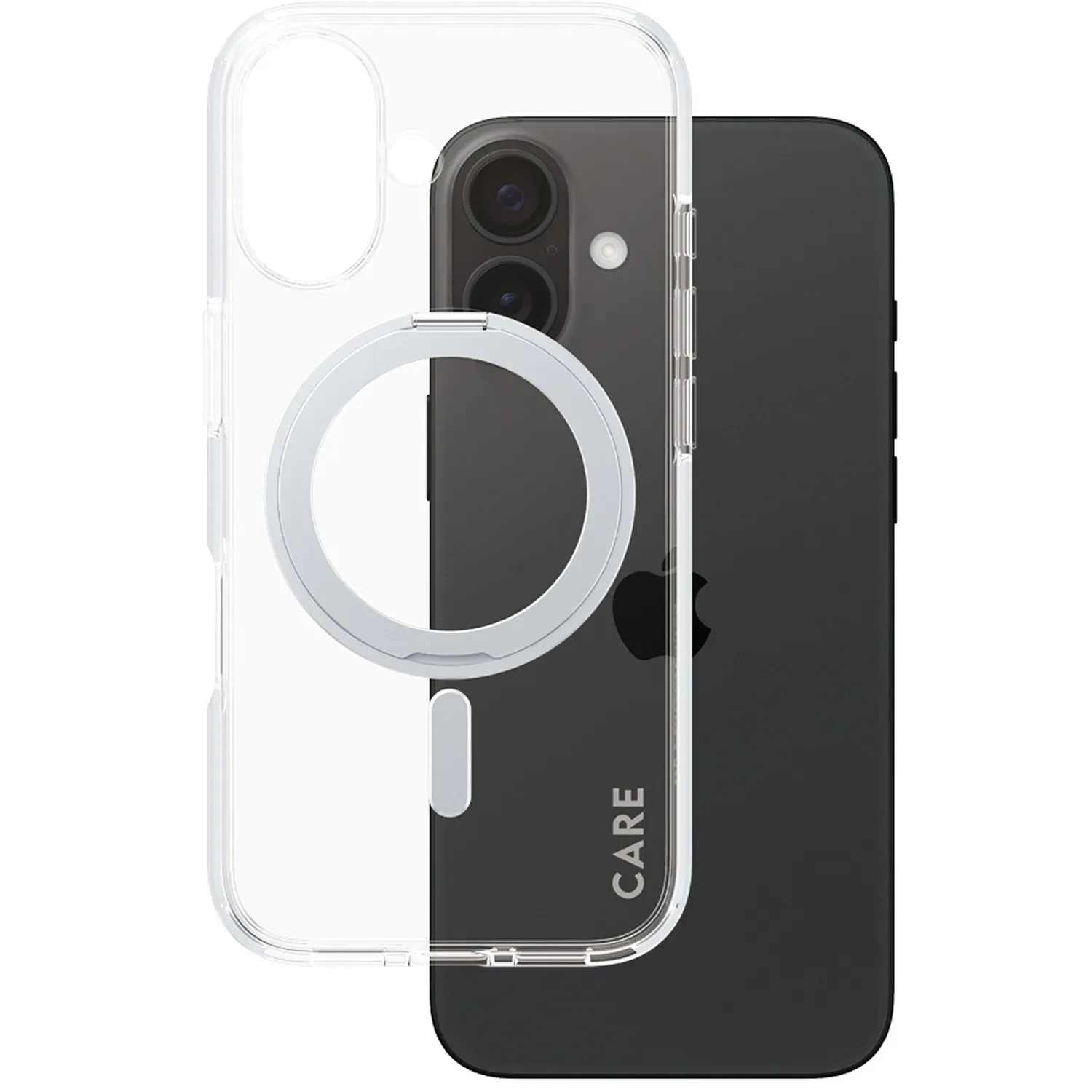 PanzerGlass CARE Cover Transparent Kickstand iPhone 16 1325